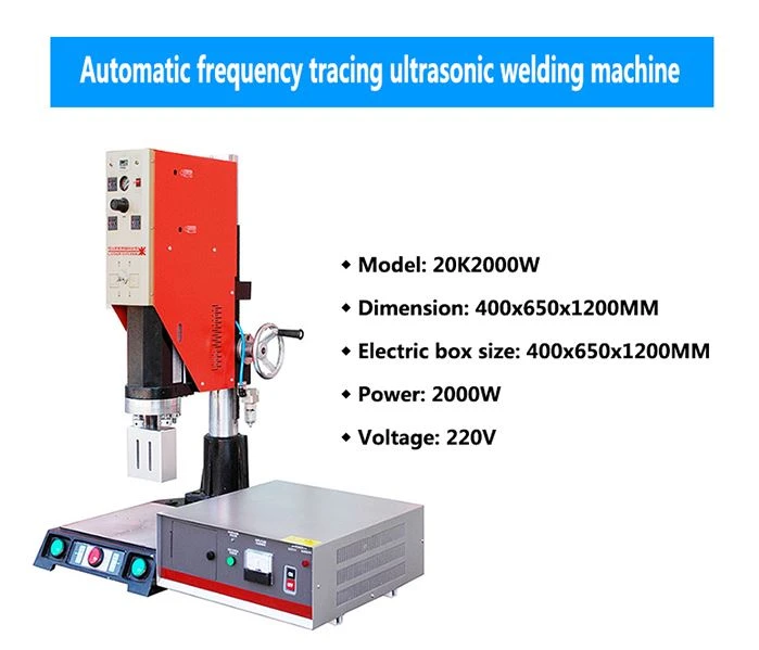 Automatic frequency tracing ultrasonic welding machine